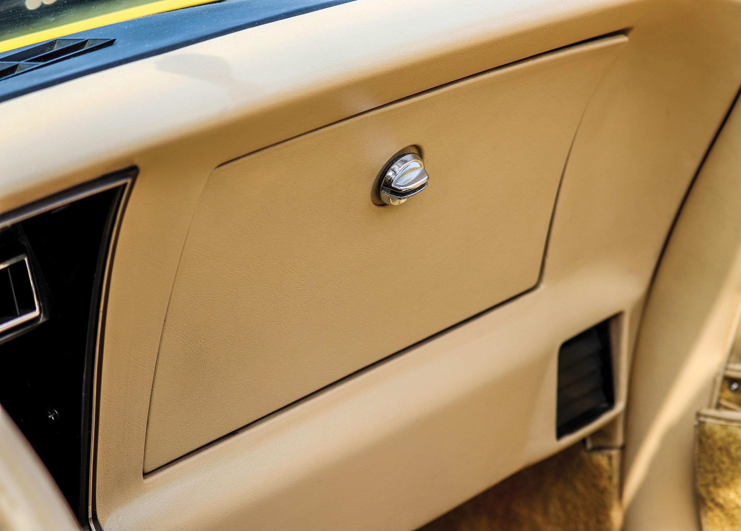 Glove Box Door Skin - Doeskin - For 1978-1980 C3 Corvette