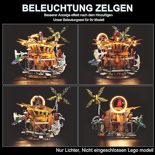 Miniatura 2 de Kit de luz LED para Lego Marvel Spider-Man Final Battle 76261, kit de iluminación creativa compatible con Lego 76261 (solo luces, sin juego de Lego)