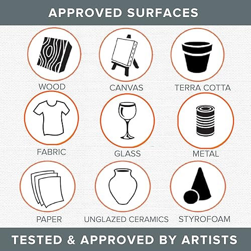 Miniatura 7 de DecoArt DASK268 – Pintura de acabado Dazzling Metallics – paquete de muestras