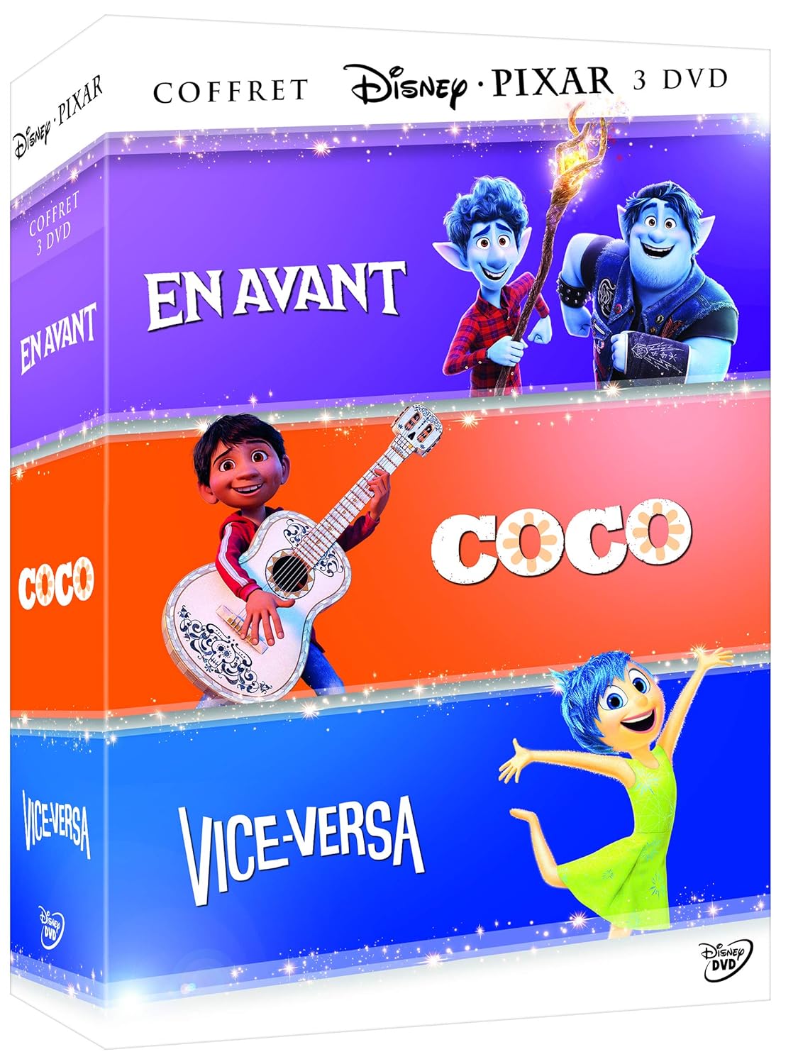 en Avant + Coco + Vice-Versa-Coffret 3 Films en Avant + Coco + Vice-Versa-Coffret 3 Films