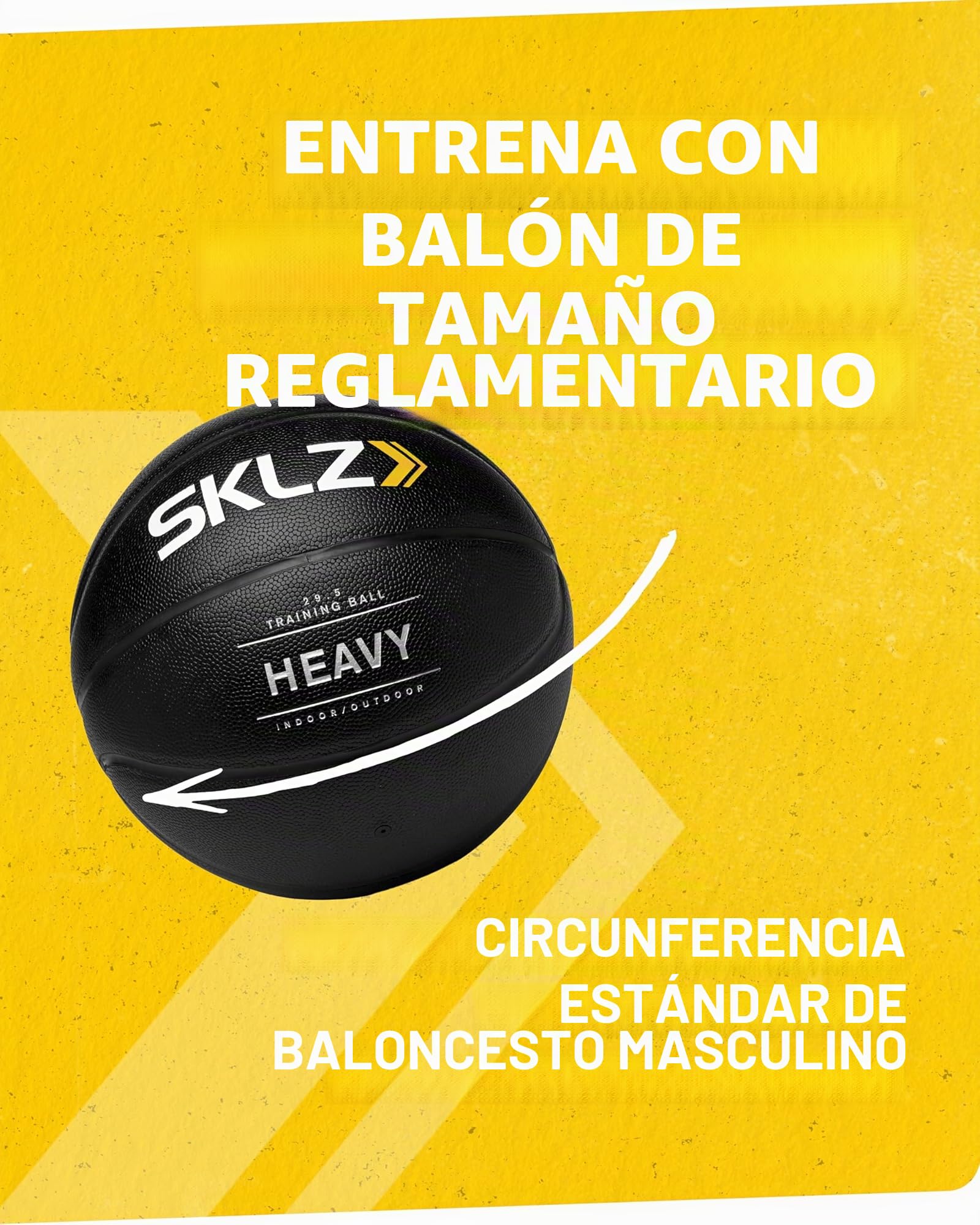 SKLZ Control Baloncesto Pesado, Unisex, Negro-Negro