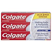 Vista 45 de Colgate Pasta dental con bicarbonato de sodio y peróxido con burbujas blanqueadoras