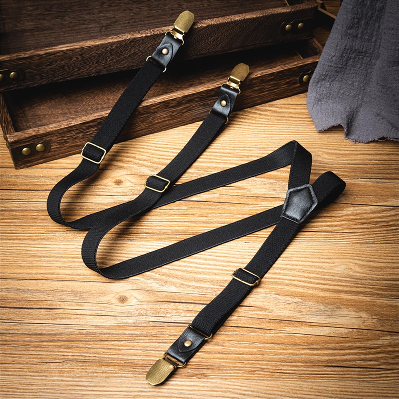 【新品未使用】popelin サスペンダーショーツ　18-24m Whim Gazette(ウィム ガゼット)の【GEMINI】サスペンダーデニム