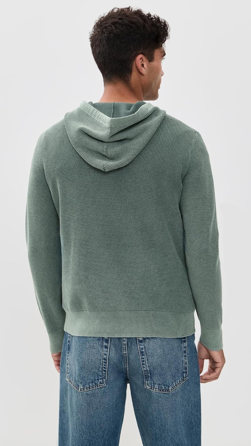 Faherty Men's Sunwashed Sweater Hoodie - Image 3