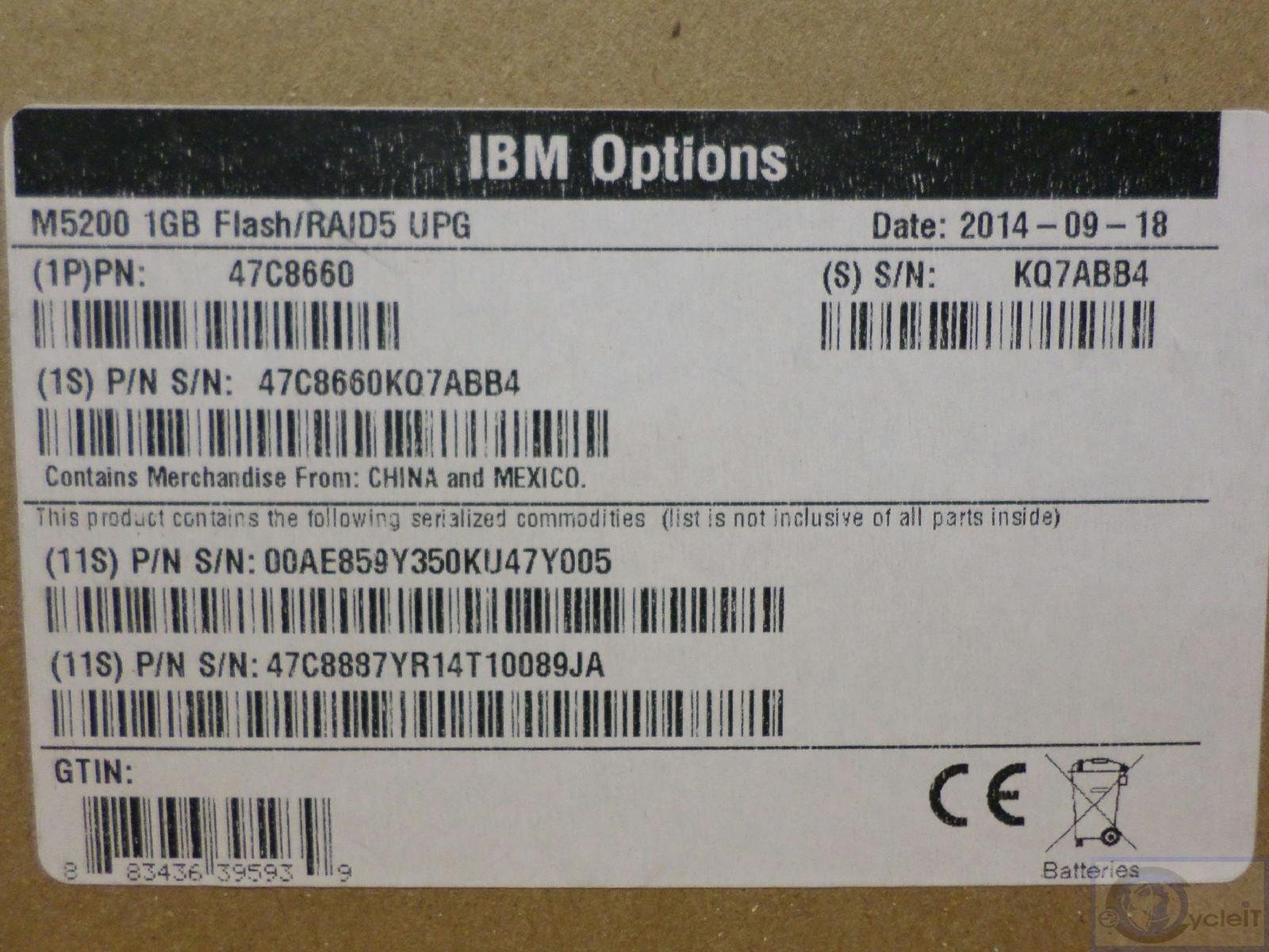 Amazon | レノボ・ジャパン旧IBM ServeRAID-M5200用 1GB Flash/RAID5