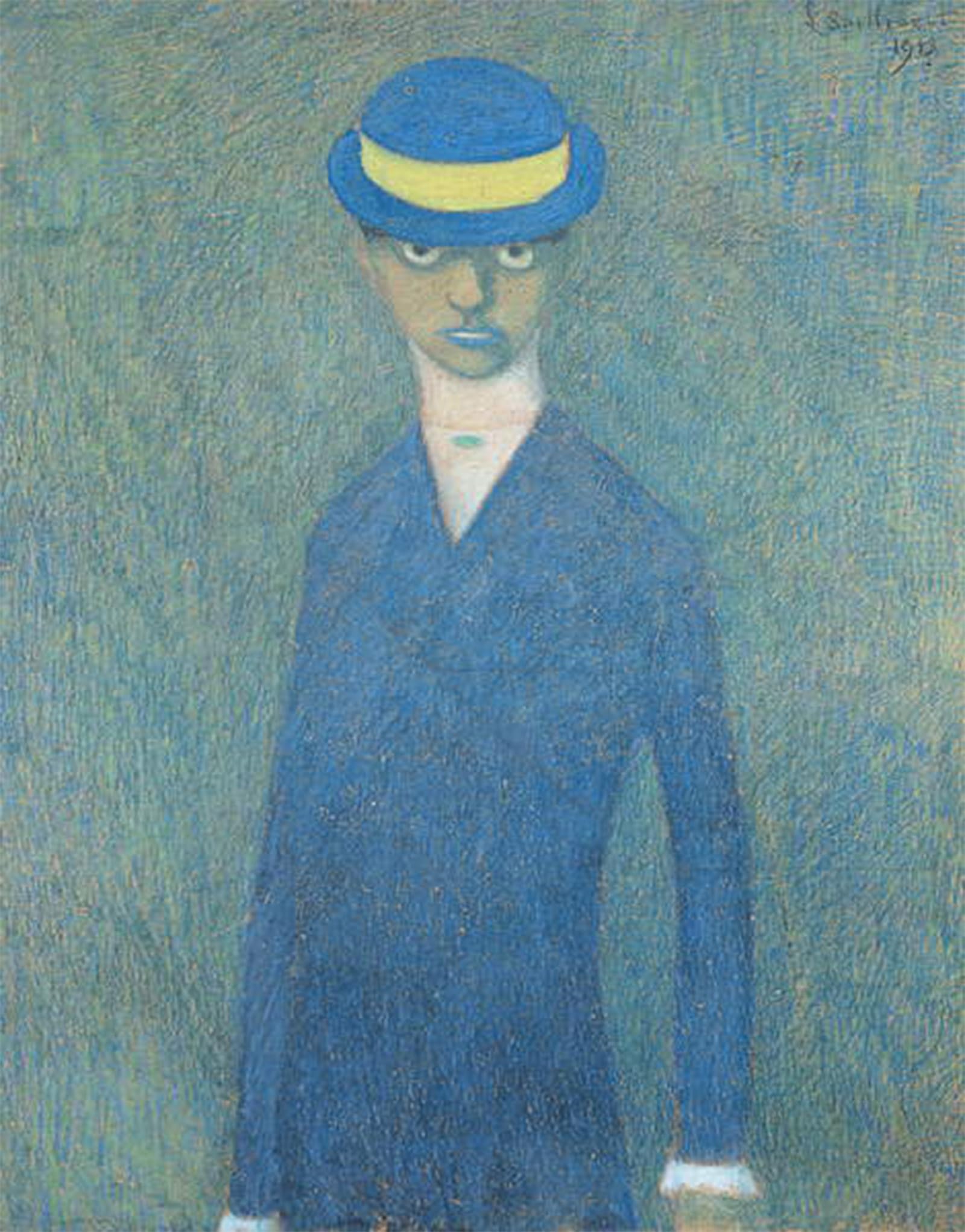 Serendipitp No Frame Aesthetic Poster Photo Wall Print Retro Picture The Rider By Leon Spilliaert Modern Wall Artwork For Home Decor 60X90cm