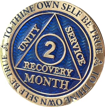 2 شهر AA Medallion Reflex Blue Gold Plated 60 Day Chip
