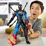 Marvel Spider-Man VenomVersus Spider-Man Liquid Shifter Action Figure with Accessories, 11-Inch-Scale (27 cm) Super Hero Toys for Kids Ages 4 and Up