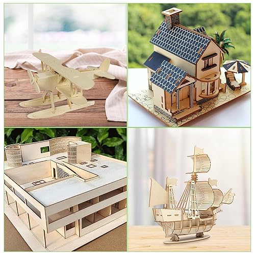 Miniatura 7 de 12 hojas de madera contrachapada de abedul báltico de 16 x 12 x 1/16 pulgadas, hoja de madera contrachapada sin terminar para artes y manualidades,