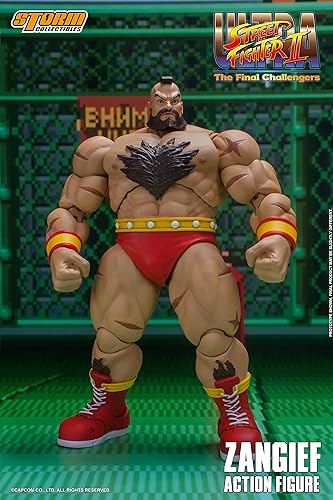 Storm Collectibles - Ultimate Street Fighter II The Final Challenger - Figura de acción de Zangief Storm Collectibles