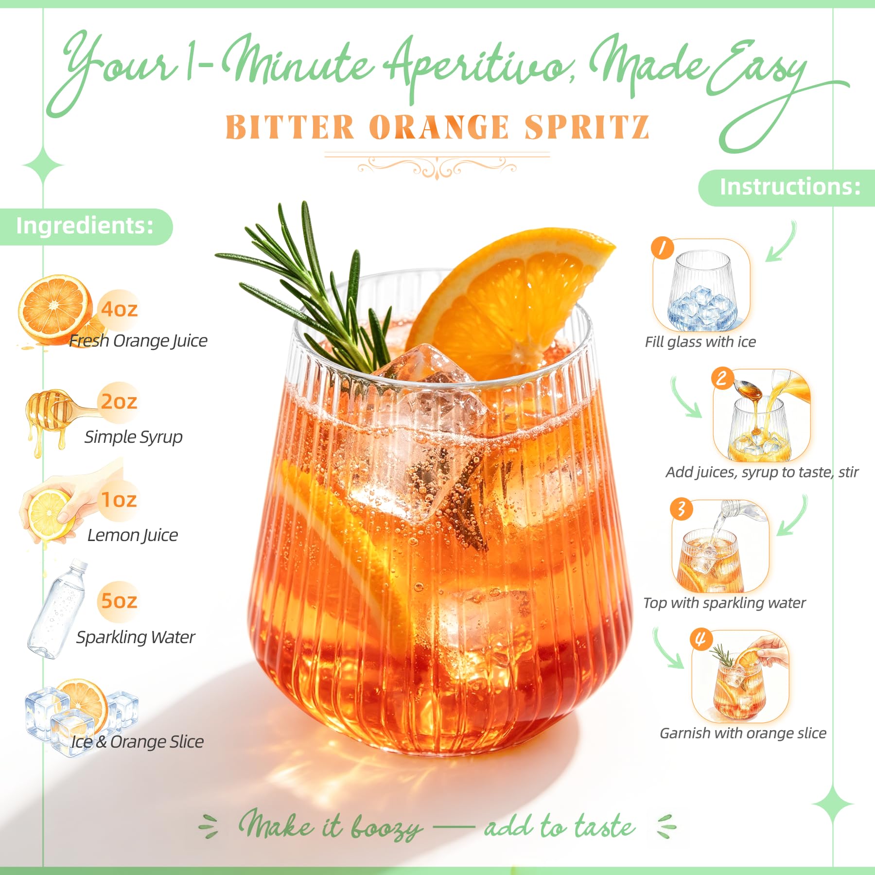 N9R 24PCS Plastic Wine Glasses Disposable,14 oz Cocktail & Spritz Glasses — Amazon image 3