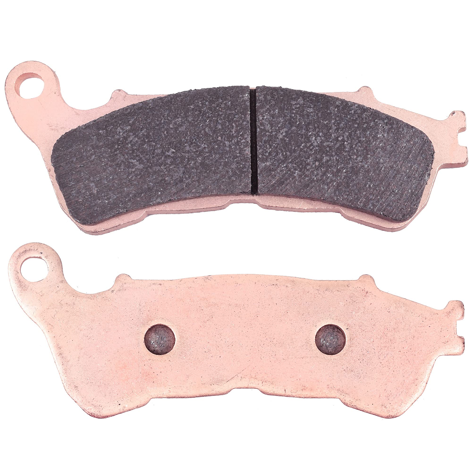 Moto Anteriore Posteriore Pastiglie Freno per H&Onda NC700 NC700D NC700X NC700S Auto Cambio NC 700 Integra Scooter DC VT1300 Chopper VT 1300 VT1300C (Color : 1pair Copper Front)