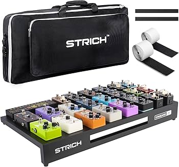 Amazon | STRICH ギターペダルボード エクストララージサイズ、64 x
