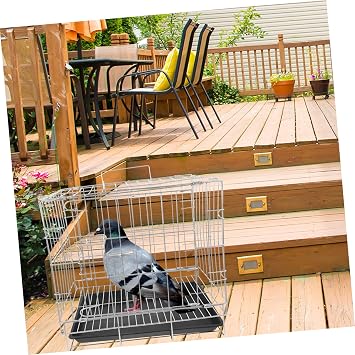 COLLBATH Pigeon Cage for Breeding Spacious Bird Cage for Home Use Removable Tray Design for Pigeons and Birds