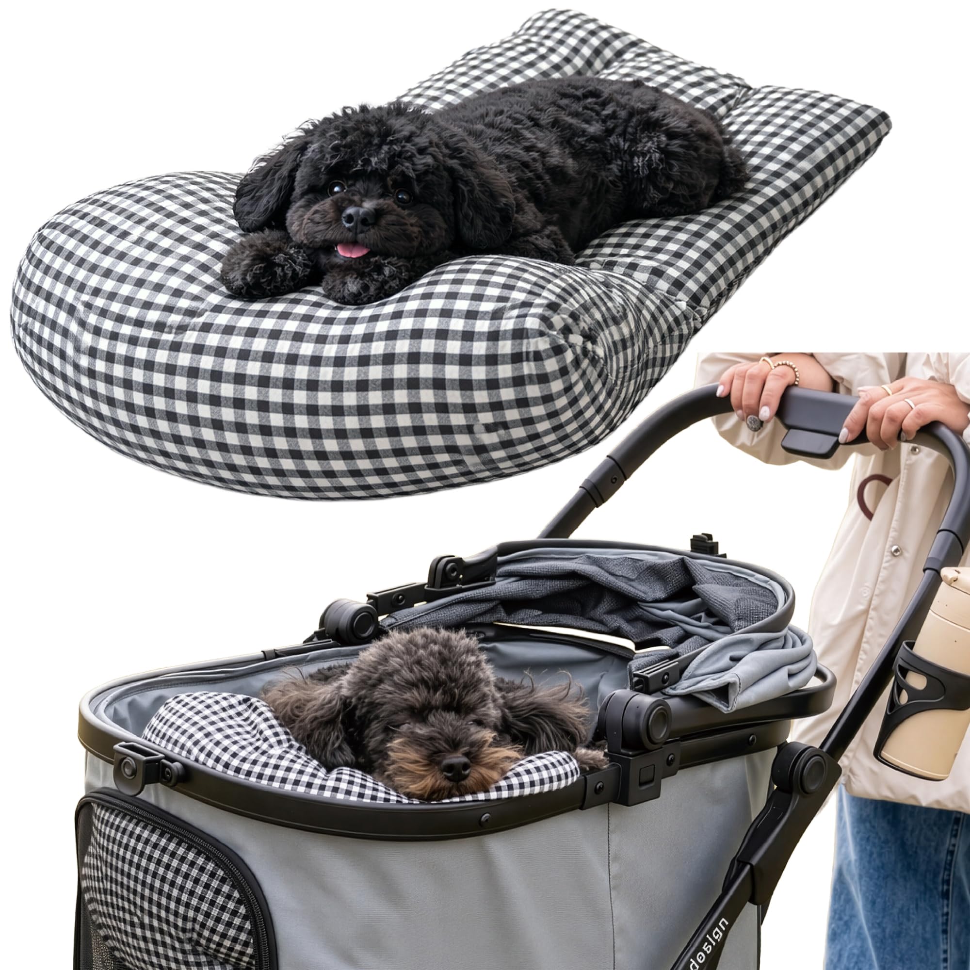 Amazon | ペットカート クッション あご乗せ 犬 カート用 クッション