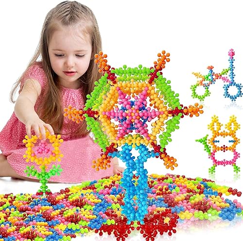 Miniatura 1 de CPSYUB Juego de discos de construcción entrelazados 200 bloques de construcción de vástago para niños de 4 a 8 años juguetes educativos para el aula