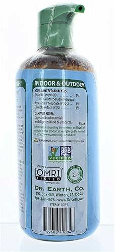 Miniatura 4 de Dr. Earth Organic & Natural Pump & Grow House - Alimento líquido para plantas, 16 onzas, azul