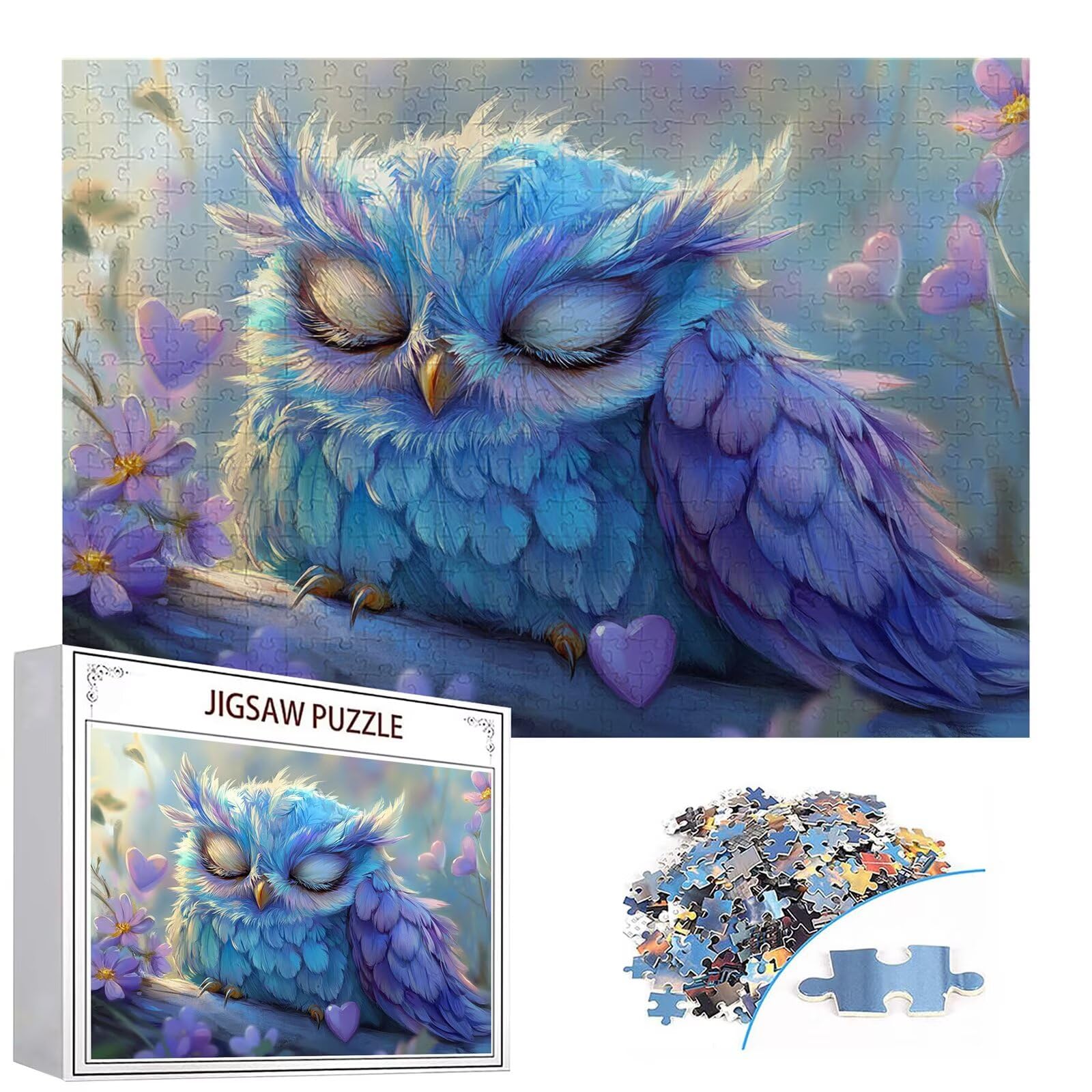Puzzle 3000 elementów urocze puzzle dla dorosłych zwierzę 122 x 81 cm unikalne rzemiosło klasyczne 3D drewniana układanka do rodzinnych gier aktywnych, układanka zrób to sam do dekoracji ścian domu