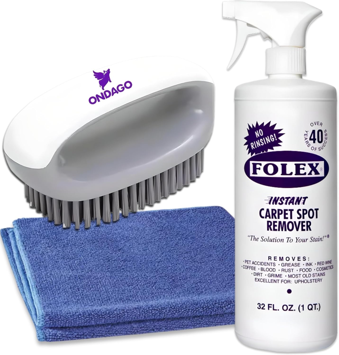 Folex 32oz. Instant Carpet Spot Remover Kit Bundle With 1