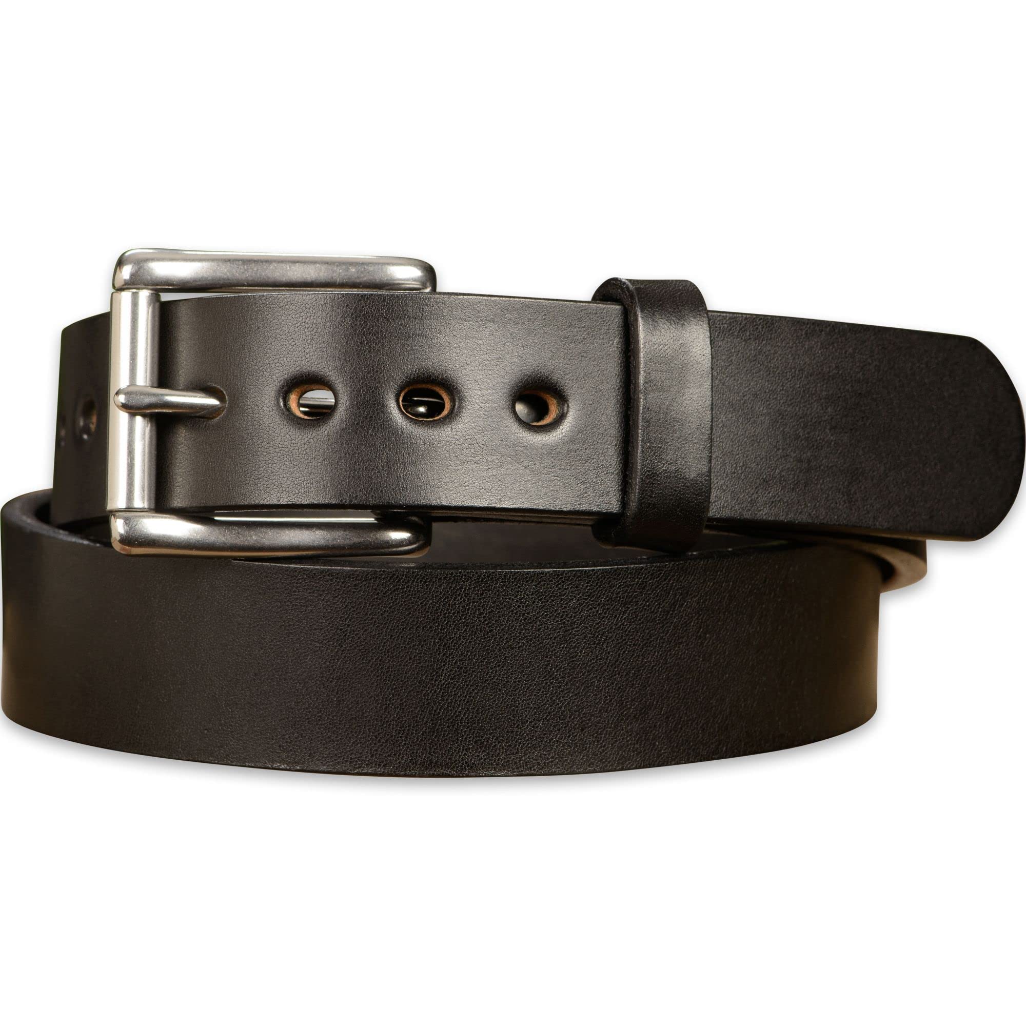Bullhide Belts Non Stitched Mens Leather Belt for Work CCW Carry 1 50 Wide USA Made