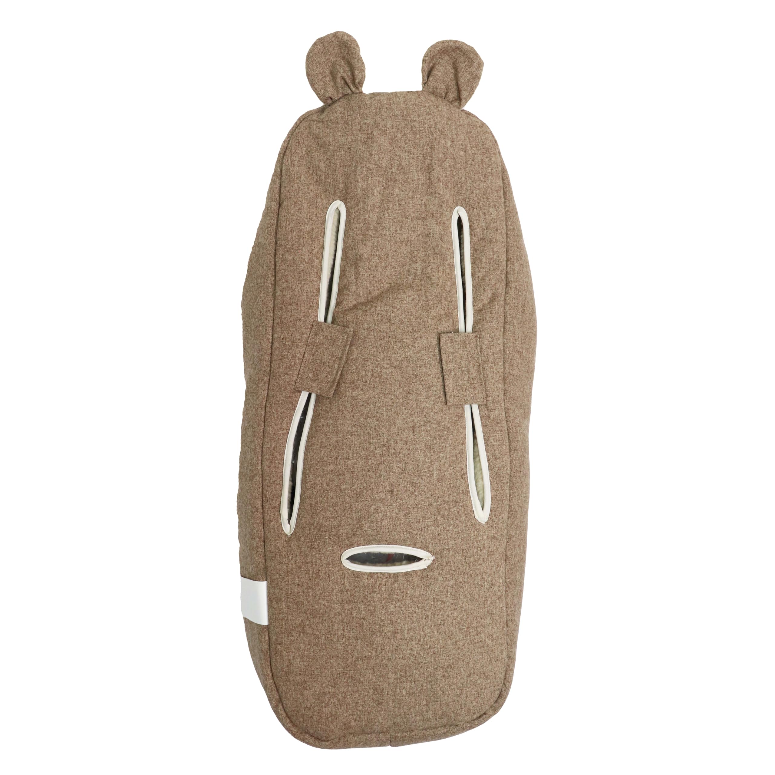 Kaiser 65322 HOODY MAUS WOOL Babyschalen Woll Fußsack (wheat)