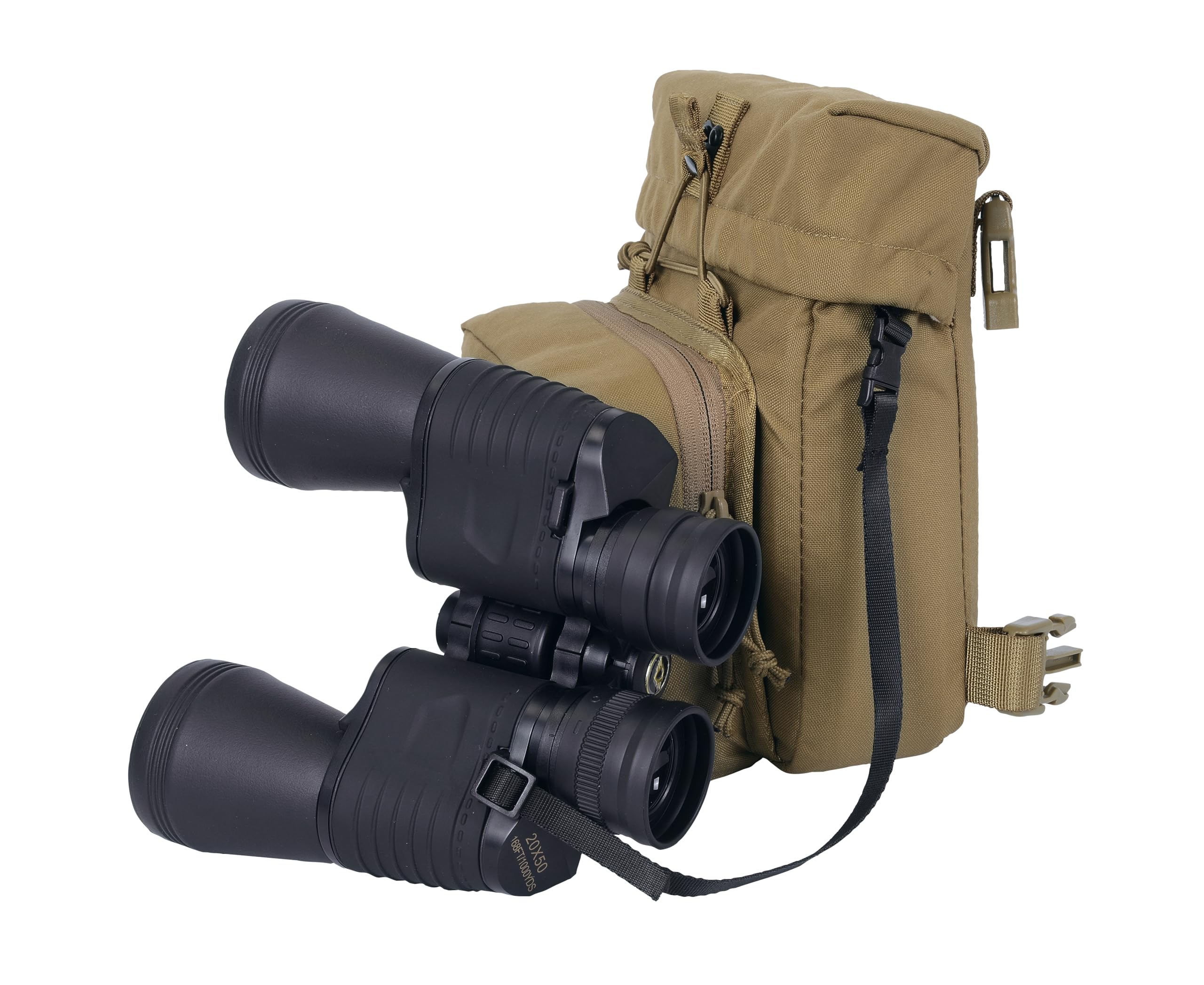 Taktische Universal-Fernglas-Tasche, Fernglasgeschirr, Brusttasche mit langlebigem, leichtem Fernglasgeschirr