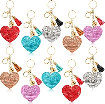 Sparkling Rhinestone Keychain For Women & Girls – Cute Bling Accessory With Reversible Sequin - View #6