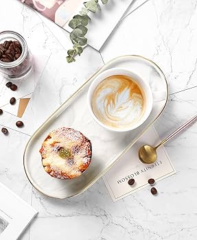 Amazon｜トレー Luxspire セラミック マーブル調 大理石模様