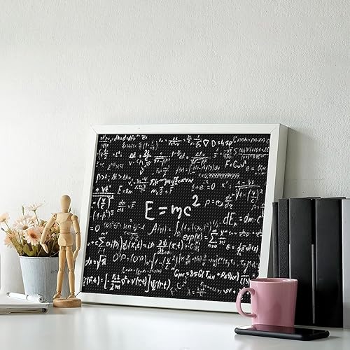 Miniatura 3 de Physics and Math Science Formula Round Diamond Wall Art Kits for Adults Full Drill Painting Gift Home Decor
