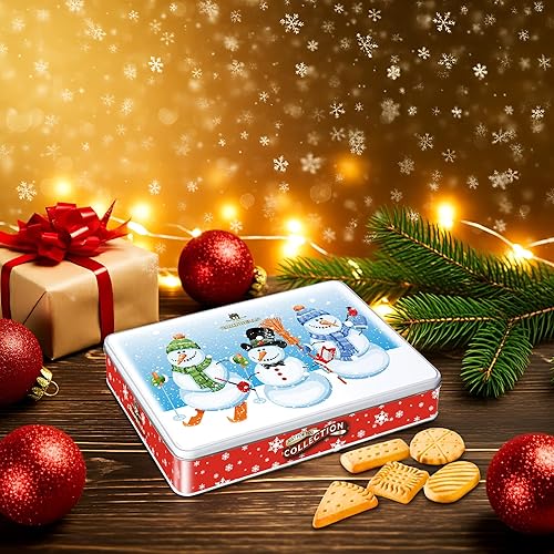 Miniatura 3 de Campbells Shortbread Lata de muñeco de nieve (formas de mantequilla surtidas) 5.29 oz | 5.29oz (paquete de 1)