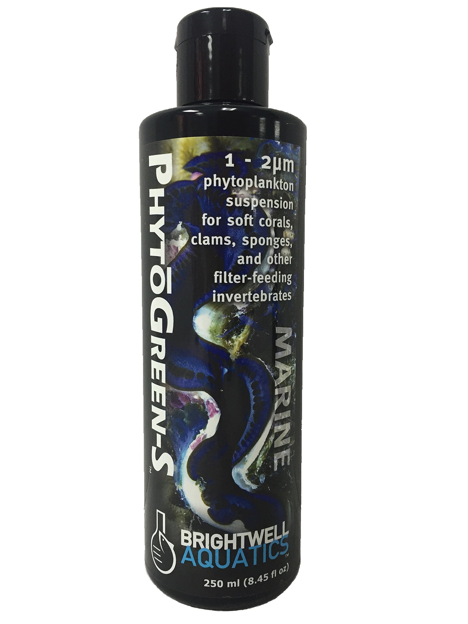 Brightwell Aquatics 1-2 Micron PhytoGreen-S Green Phytoplankton Aquarium Supplement, 250 mL