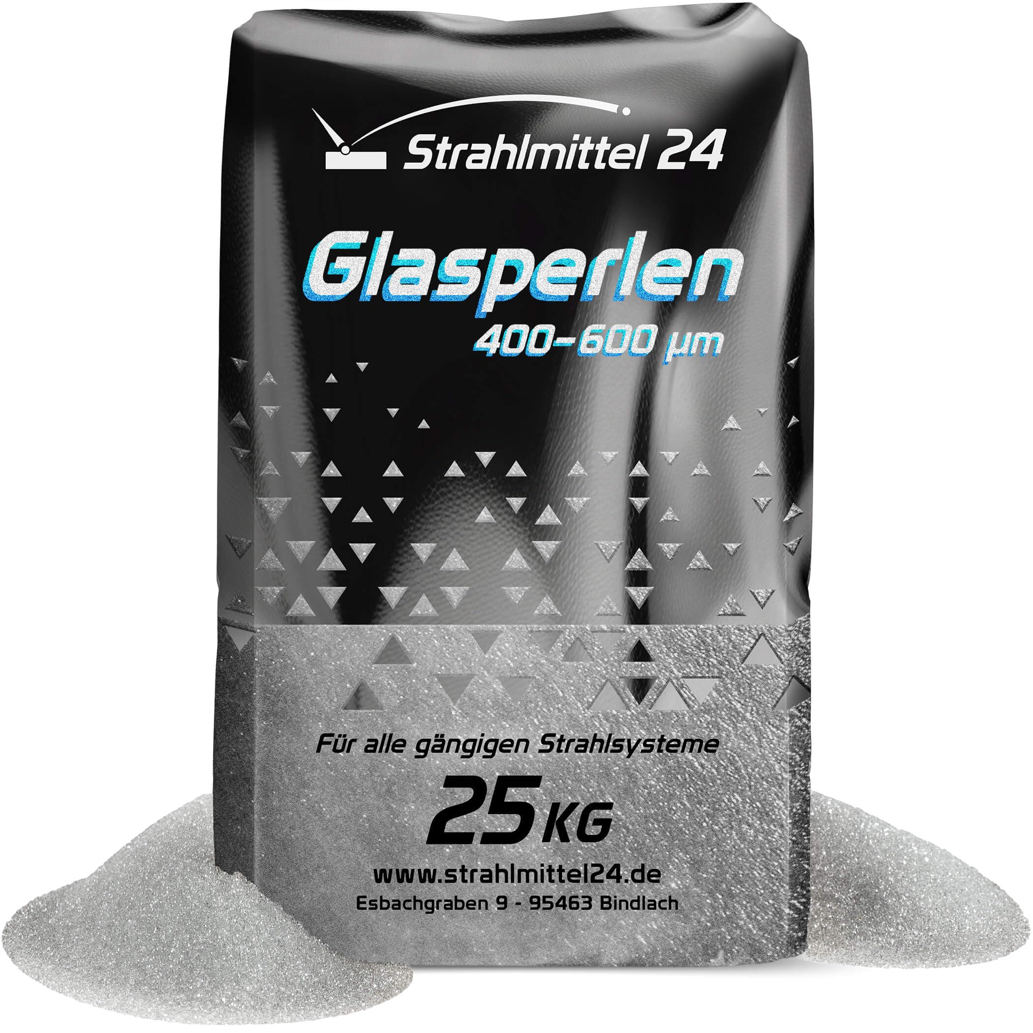 25 kg Glasperlen Strahlmittel 400-600 µm