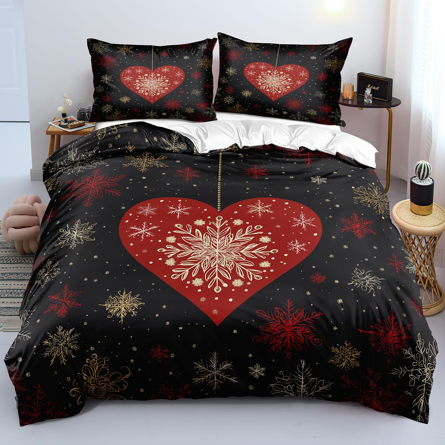 Housse de couette Noël 240x220, le cadeau de lit parfait
