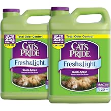 Cat's Pride Fresh and Light Multi-Cat Premium Scoopable Litter, 2-Case
