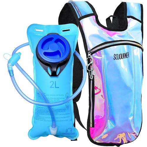 Sojourner Rave Hydration Pack - Hydration Backpack - Hydropack with 2L Bladder - Water Backpack for Festivals, Hiking, Running, Biking and More