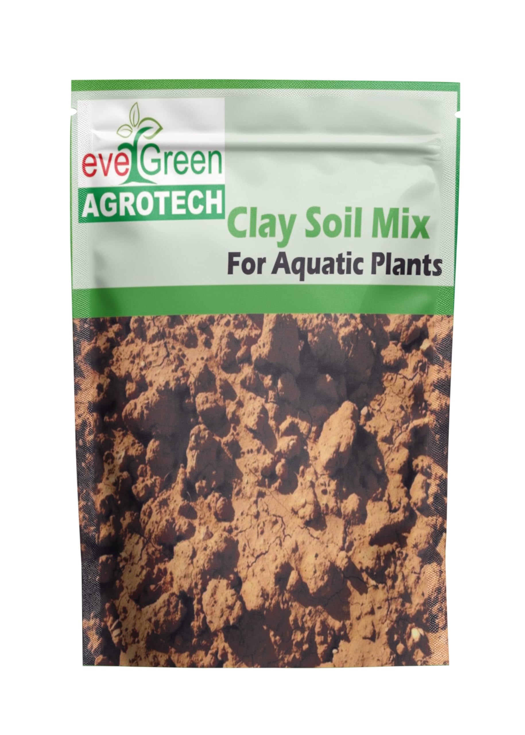 Evergreen Agro tech Clay Soil Mix for Aquatic Plants for Home Gardening and Potted Plants | 2 Kg