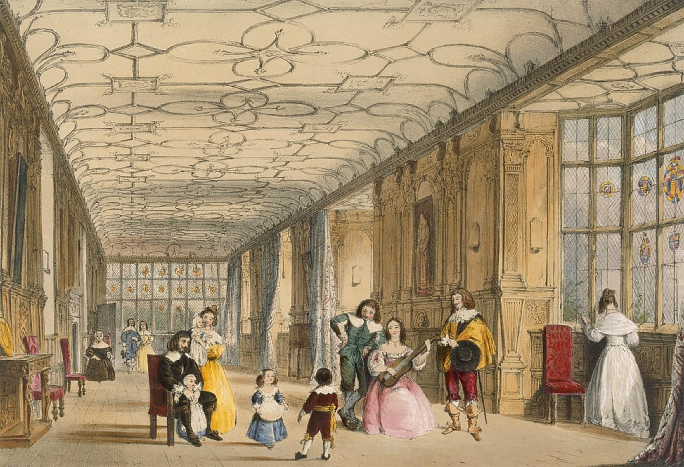 Toile Vue du Long Hall à Haddon Nash pour salon élégant - 5