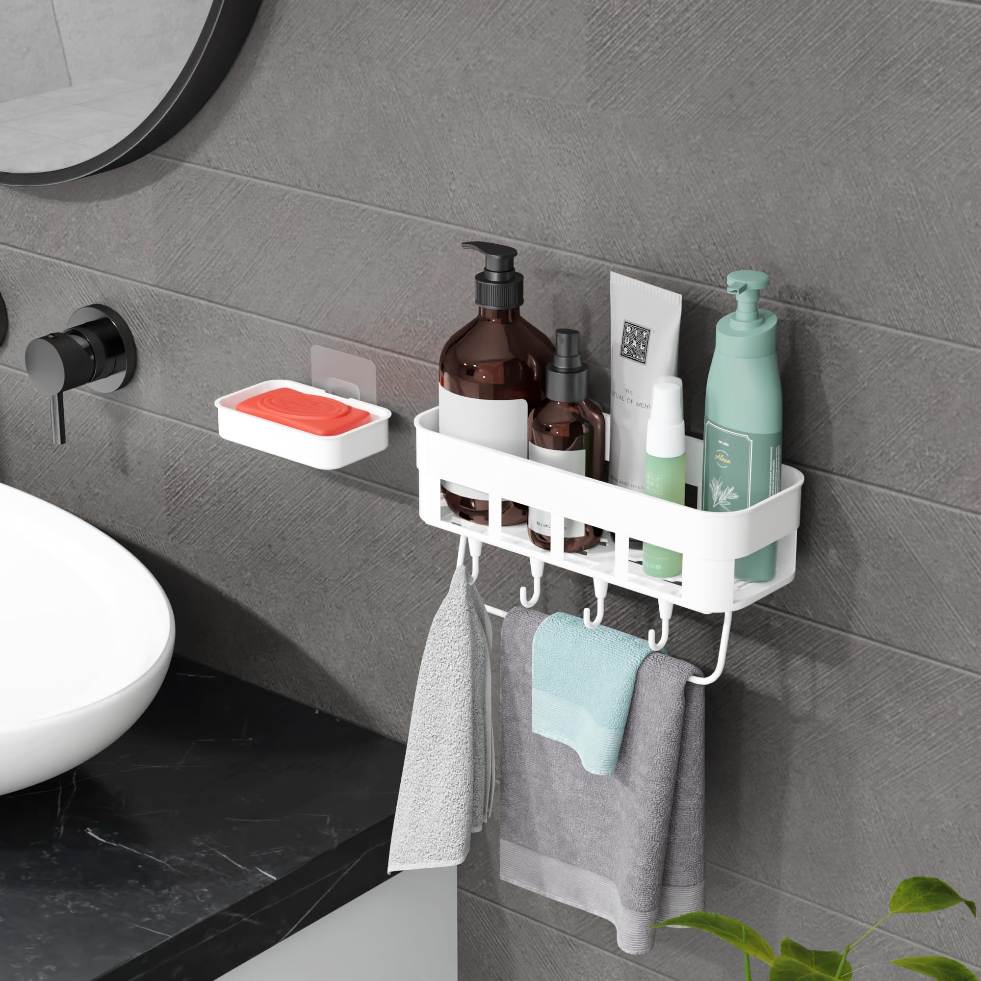 See full amazon price history chart for Yixty Self-Adhesive Multipurpose Bathroom Shelves with Hooks/Towel Holder/Soap Dish Holder Plastic/Rack/Bathroom Accessories-Wall Mount (Pack of 2) Yixty Self-Adhesive Multipurpose Bathroom Shelves with Hooks/Towel Holder/Soap Dish Holder Plastic/Rack/Bathroom Accessories-Wall Mount (Pack of 2) (B0CGRKHSQJ) Amazon Price History, Amazon Price Tracker