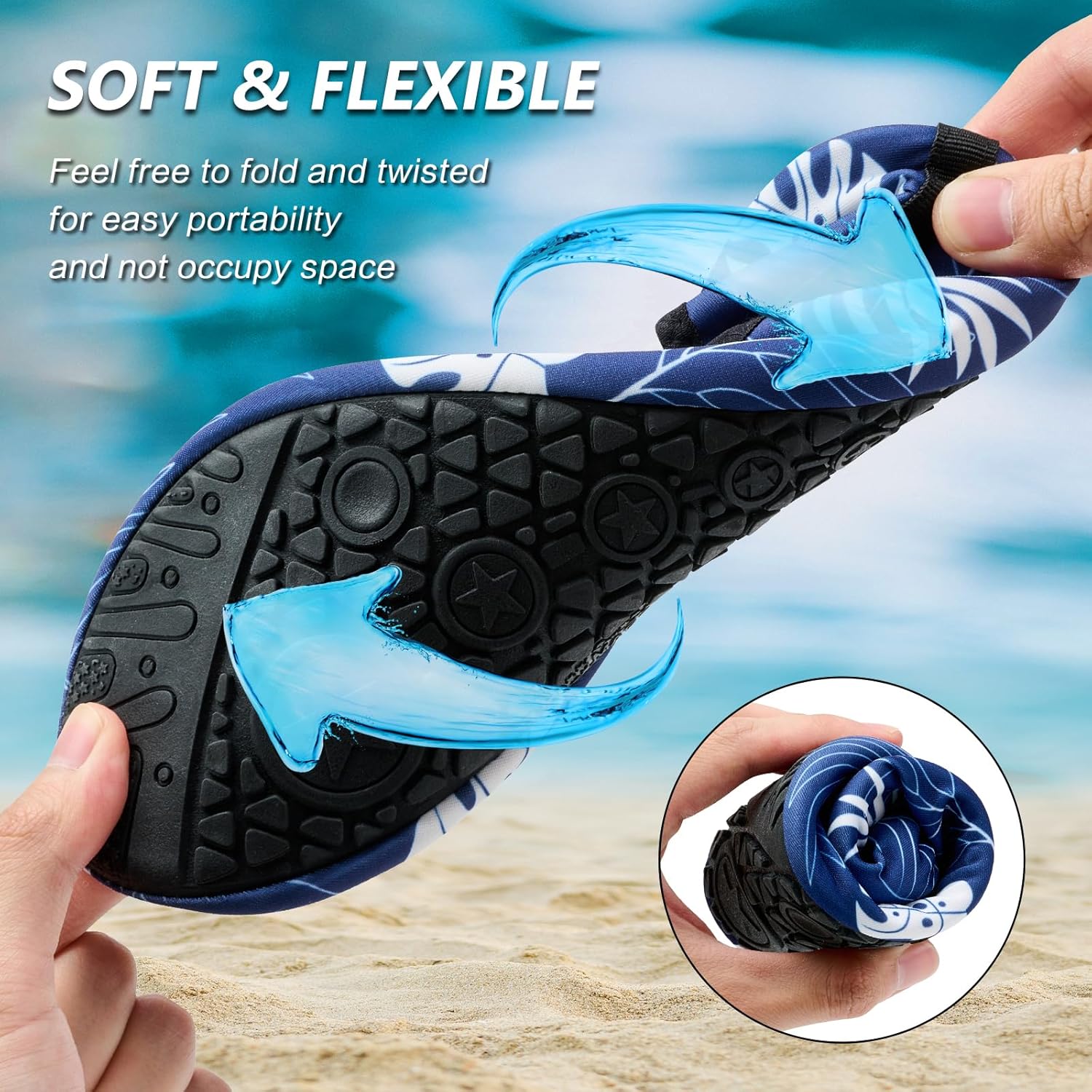 Deevike Water Shoes for Women Men Barefoot Quick-Dry Aqua Socks Slip-on for Beach Swim Surf Yoga Exercise - Image 4