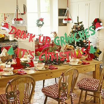 The grinch christmas party decorations Clearance