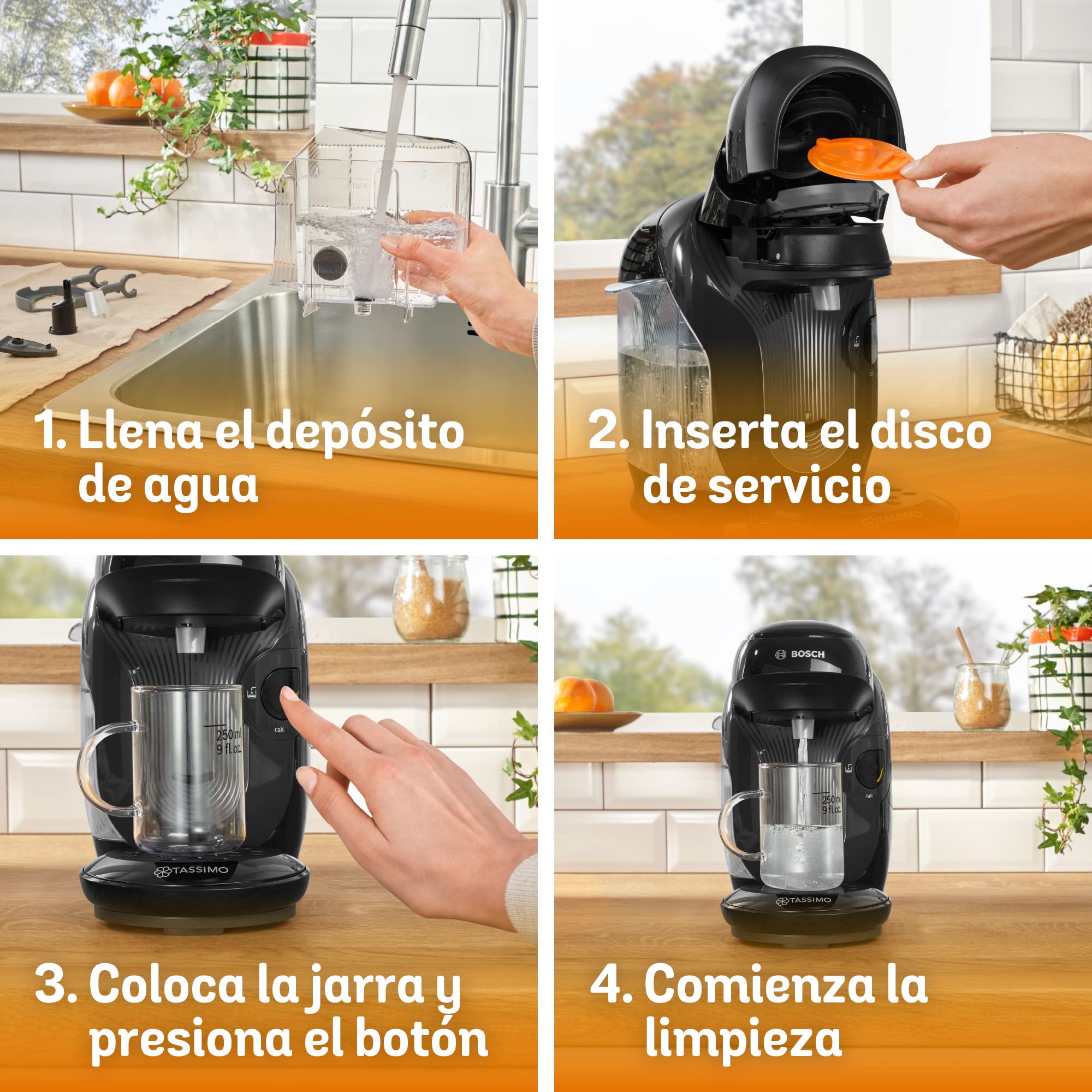 BOSCH máquina multibebida TASSIMO STYLE, TAS1102, hasta 70 bebidas, OneTouch, servicio individual, tamaño compacto, INTELLIBREW, negro