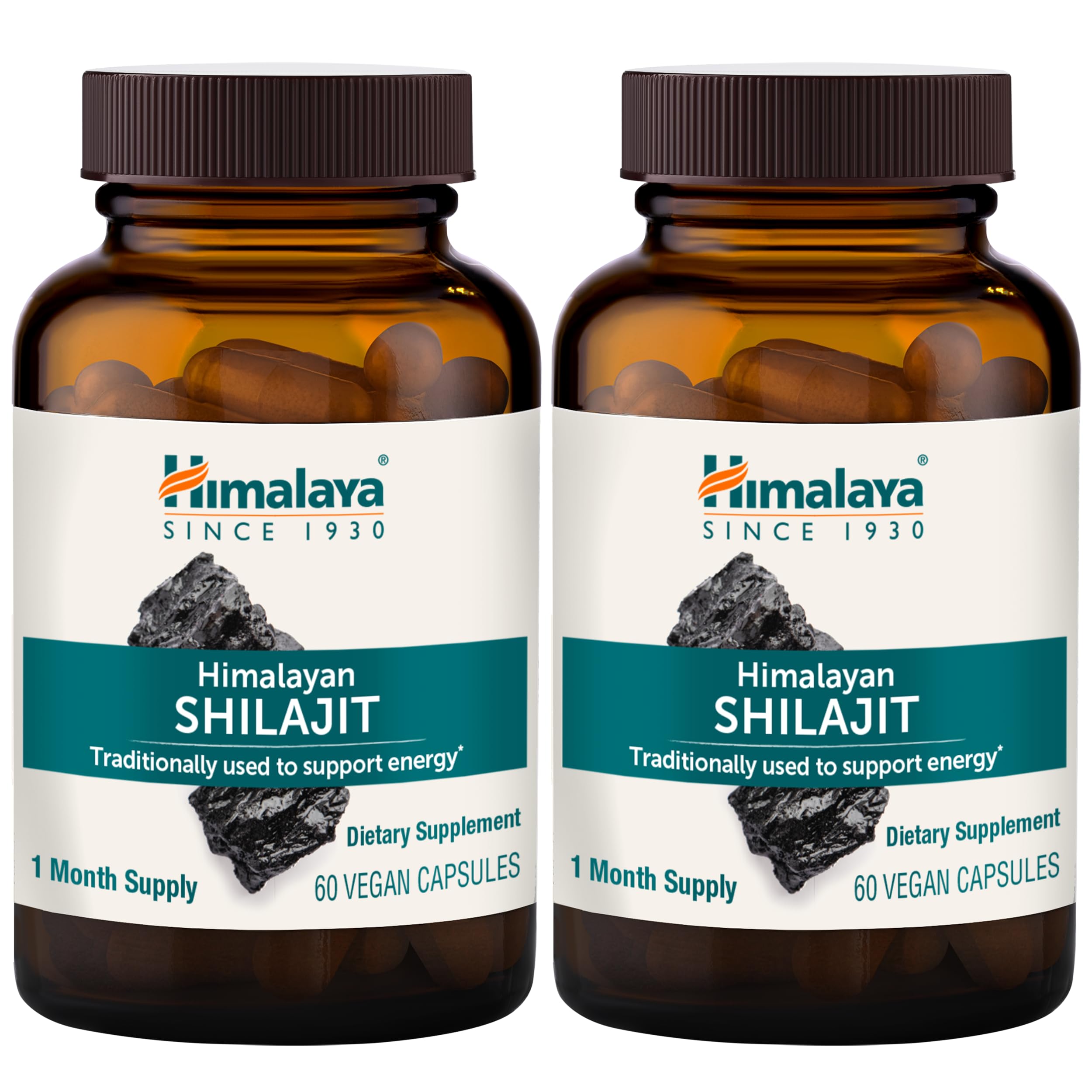 Himalaya Shilajit - Herbal Energy Supplements with Fulvic Acid and Trace Minerals, from Shilajit Resin, Vegan, Non-GMO, Gluten Free, 250 mg, 60 Capsules — Amazon image 8