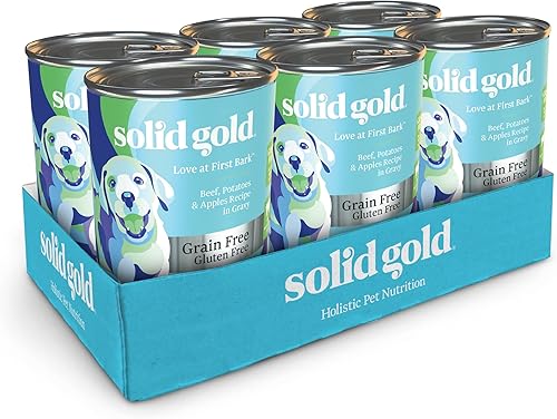 Miniatura 12 de Solid Gold Alimento húmedo para perros adultos y mayores, alimento húmedo sin granos con pollo real, salmón, probióticos y superalimentos