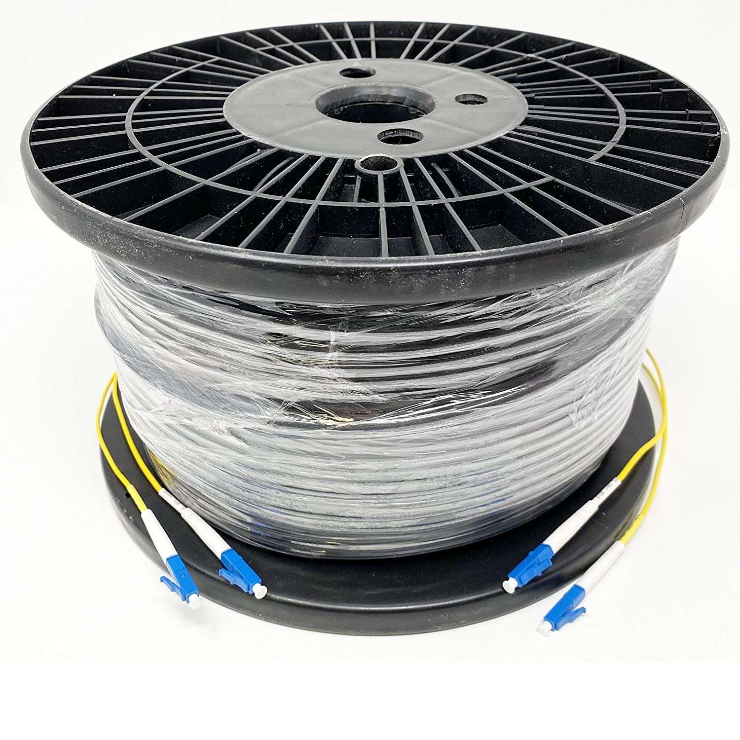 Ultra Spec Cables 0.3 Meter (1FT) Multimode Duplex Fiber Optic Cable (62.5/125) - LC to LC - Orange — view 18
