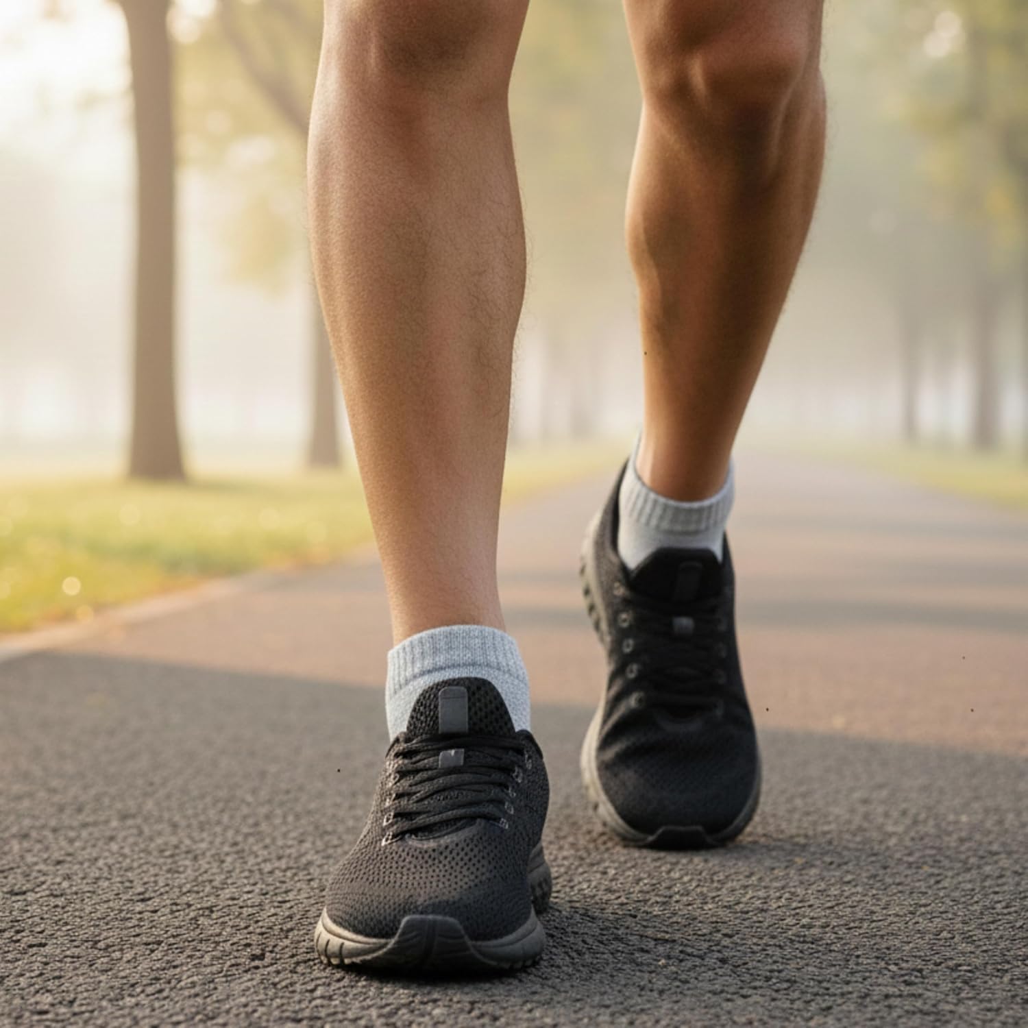 Men’s Low Cut & No Show Socks - Half Terry Moisture Wicking Soft & Breathable Athletic Socks 6 Pairs - Image 8