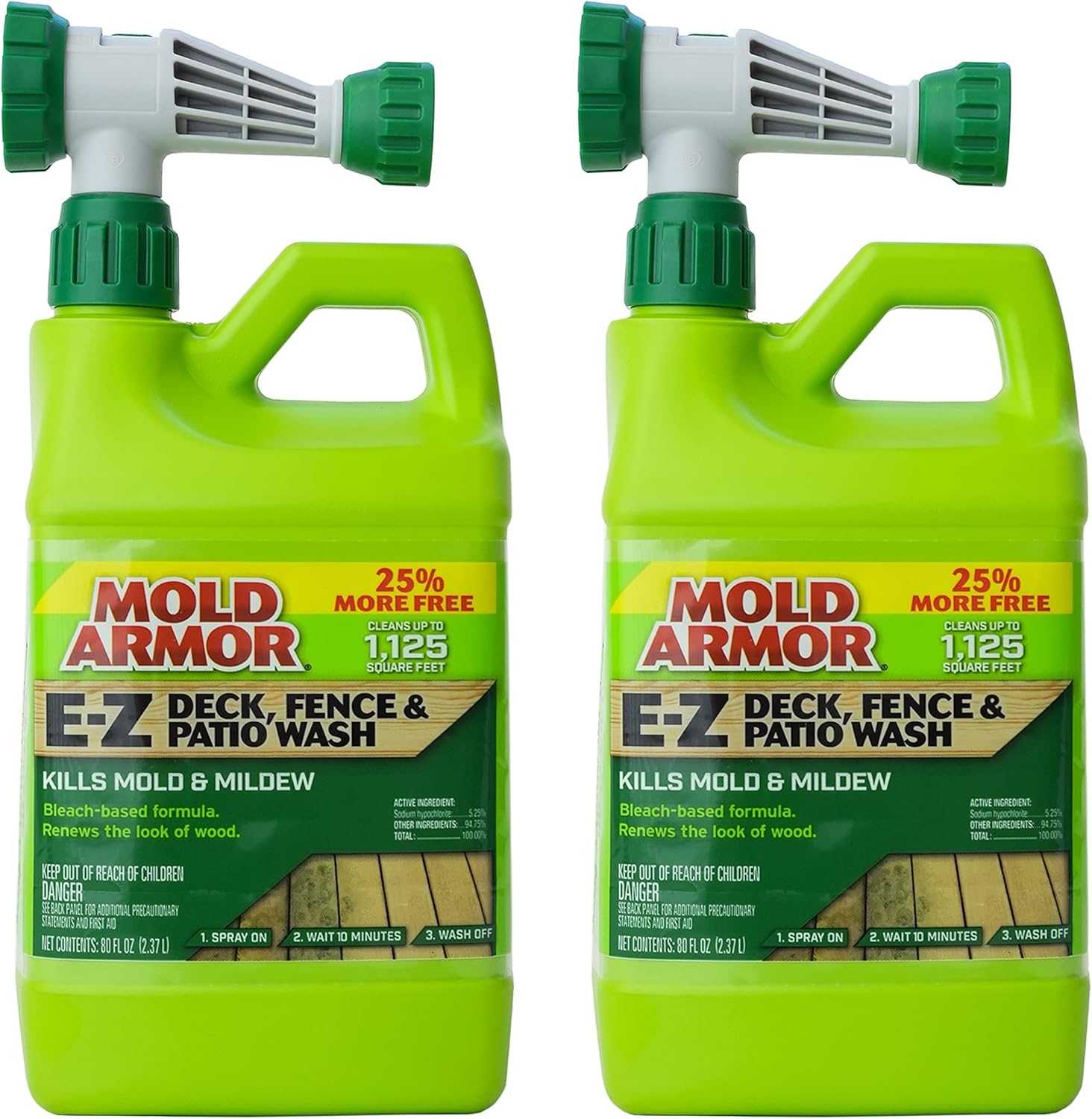 MOLD ARMOR EZ Deck, Fence and Patio Wash with HoseEnd