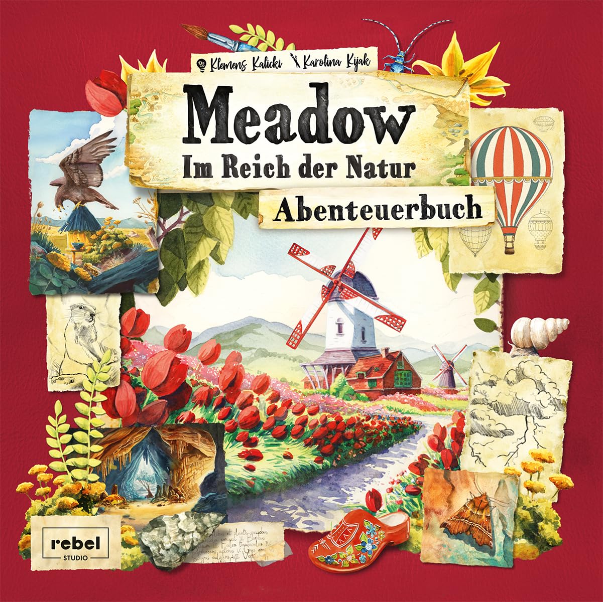 Rebel, Meadow: Nel Regno della Natura – Libro d'Avventura, Espansione, Gioco d'Intenditori, Gioco da tavolo, 1-4 giocatori, Dai 10+ anni, 60-90 minuti, Tedesco