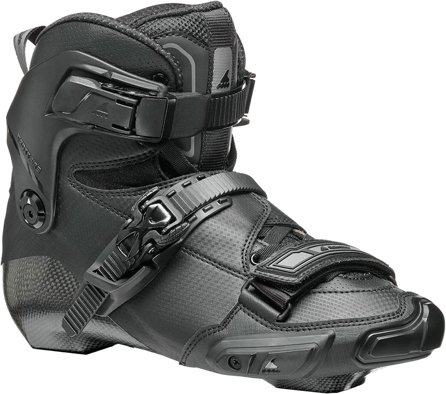 Rollerblade Crossfire Unisex Adult Slalom Inline Skate Boot, Black, Urban Performance Inline Skate Boot