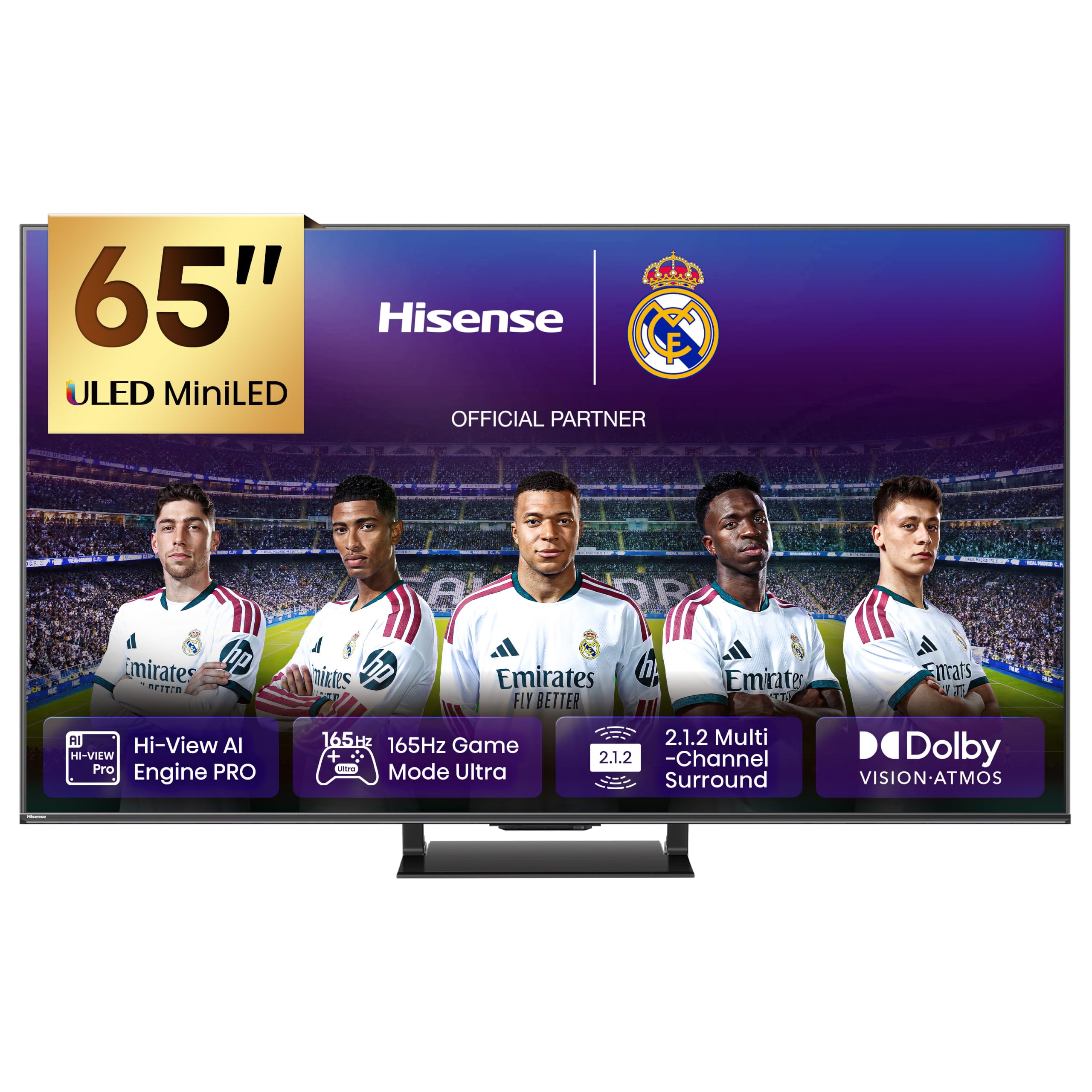 65U7PRO 65" Mini-LED PRO Smart TV, Hi-View AI Engine PRO,165Hz Game Mode, IMAX Enhanced, Dolby Vision, QLED, Voice Control, Gaming TV