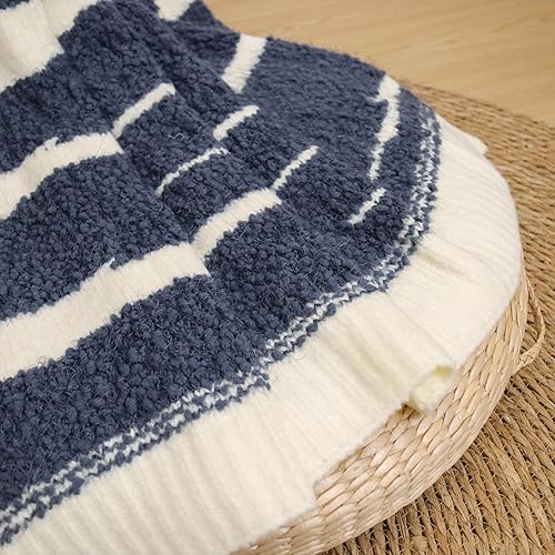 Miniatura 4 de lifein Manta para el sofá, manta de piel de felpa supersuave y mullida, acogedora manta gruesa para invierno, cómoda manta de sherpa, cama, sofá,